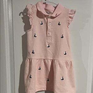 Little Me Soft Pink Polo Dress